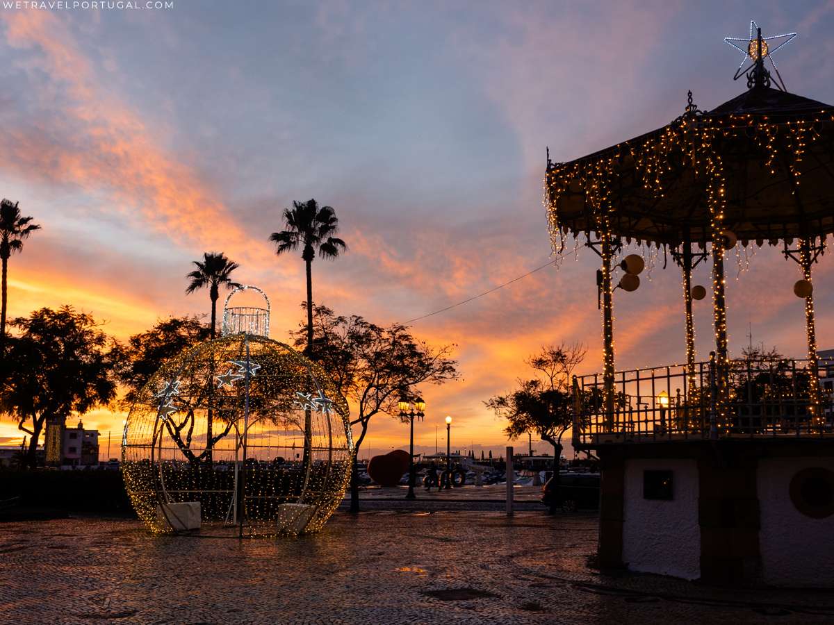 Christmas Lights in Faro, Algarve