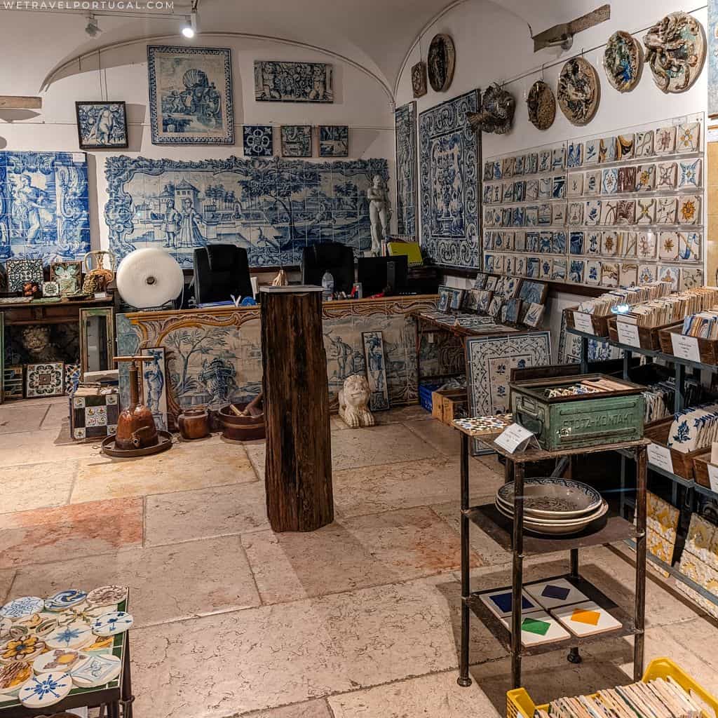 Antique tiles Lisbon