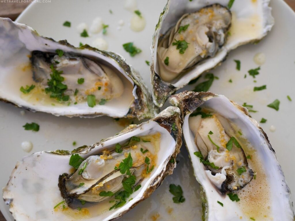 Grilled Ria Formosa Oysters