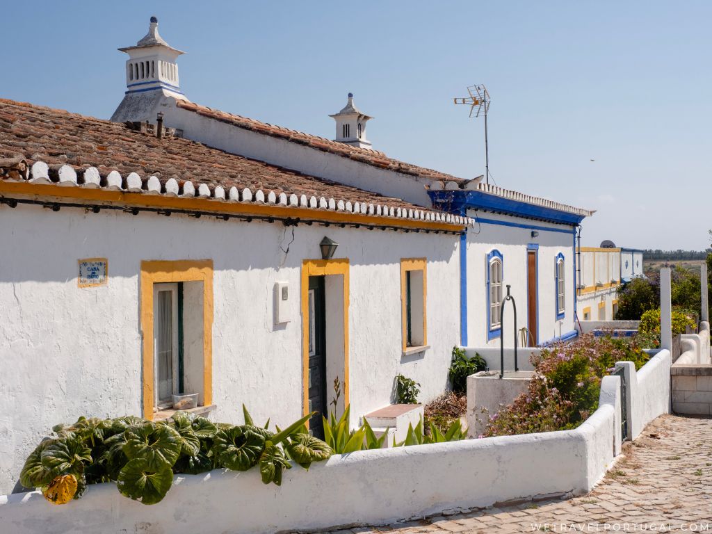 Row of houses in Cacela Velha
