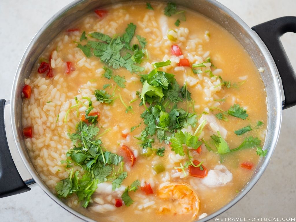 Monkfish rice recipe