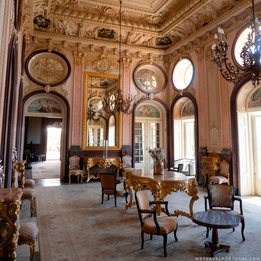 Inside Estoi Palace