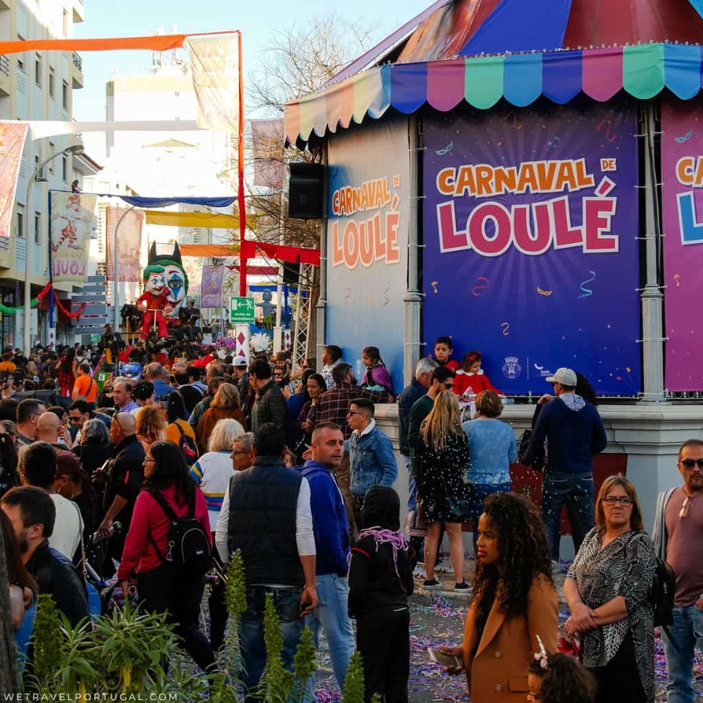 Street During Loule Carnival