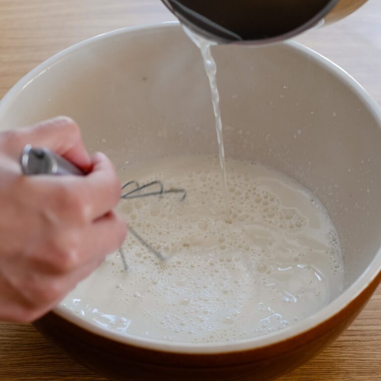 nata-recipe-syrup making the custard