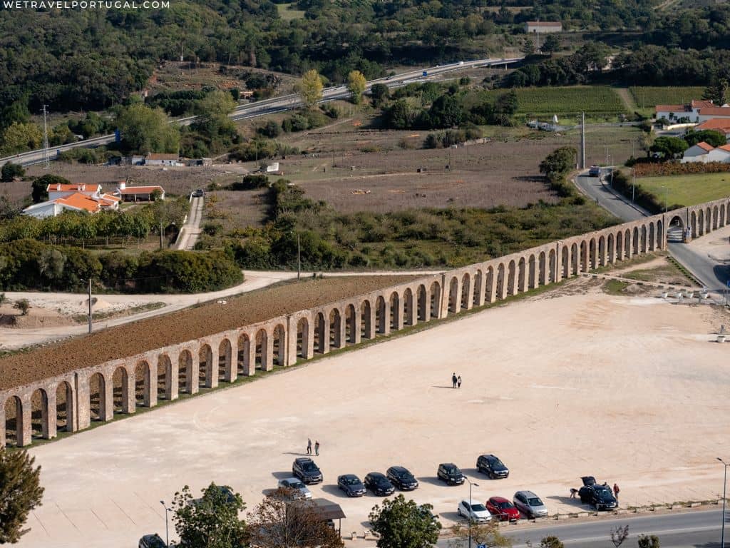 Obidos Aqueduct Car Park