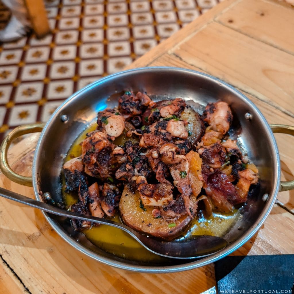 Octopus Sweet Potato Dish