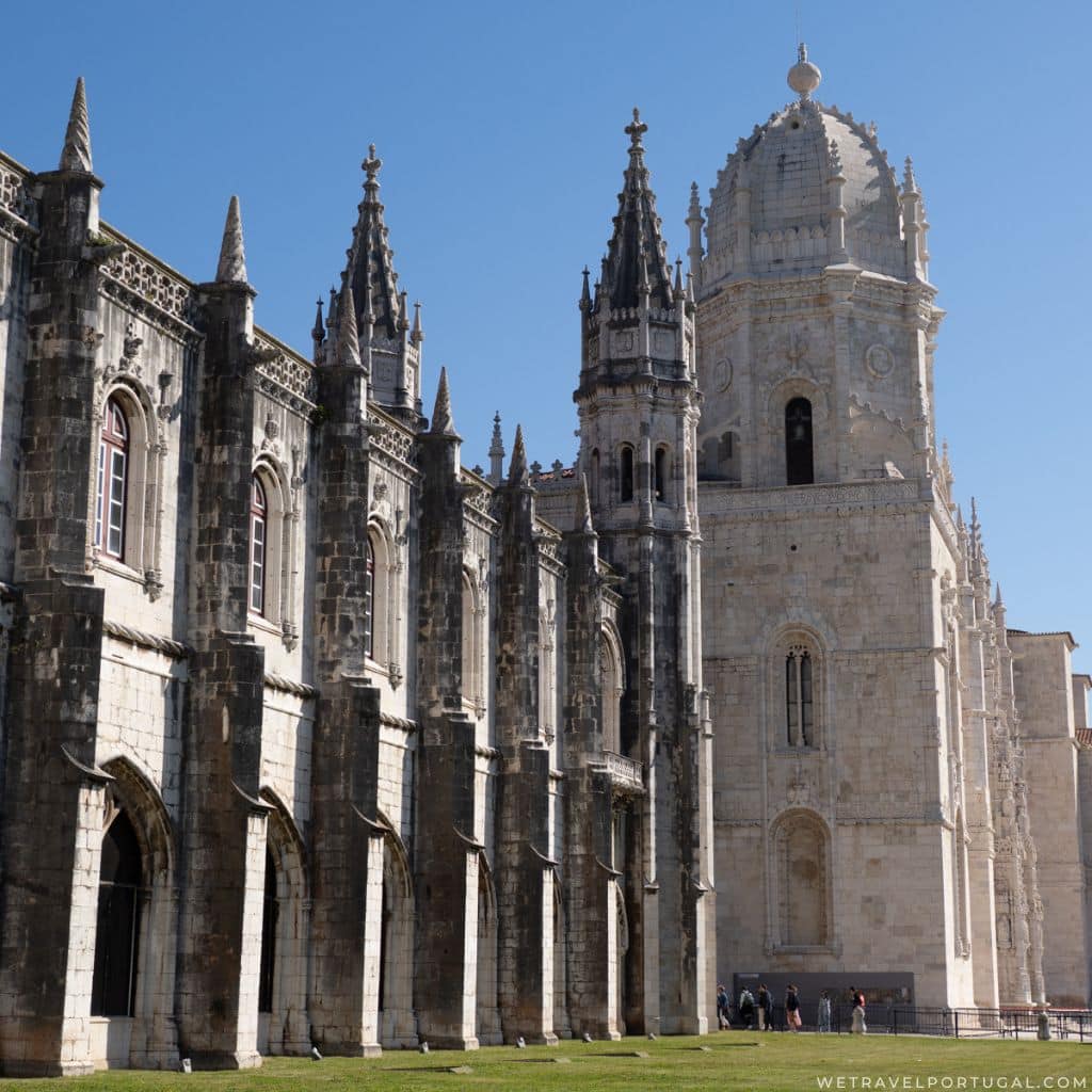 Outside Jeronimos Monastery