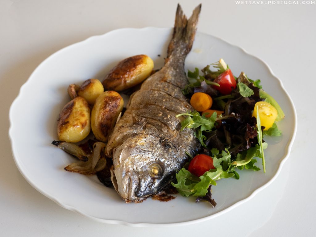 oven baked sea bream