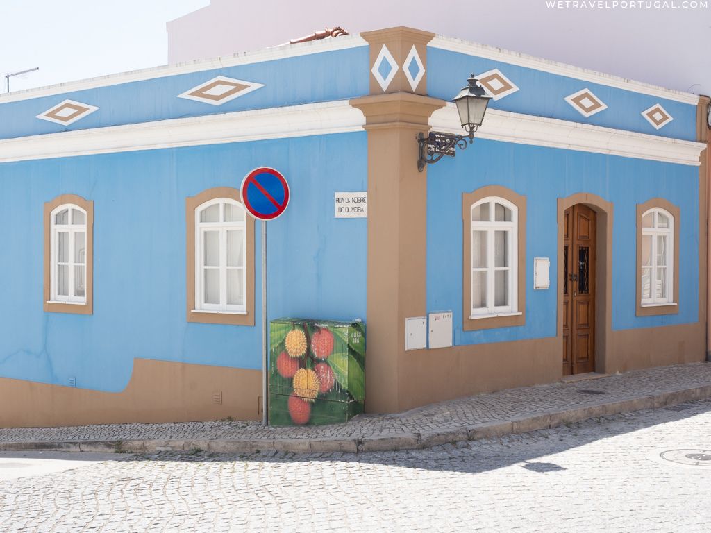 Painted houses and electric boxes Silves