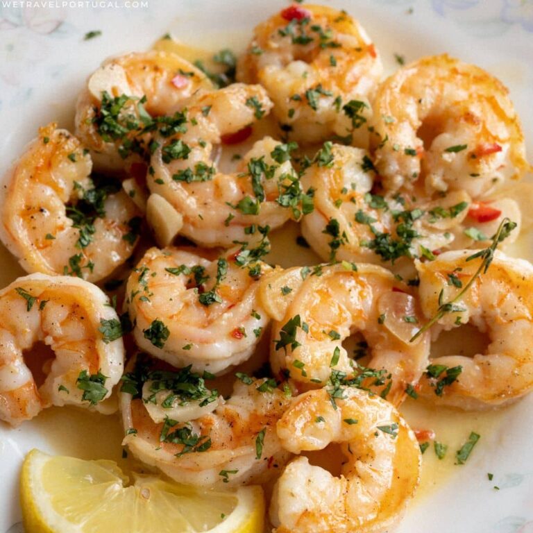 Gambas ao Alhinho Portuguese Fried Garlic Prawns