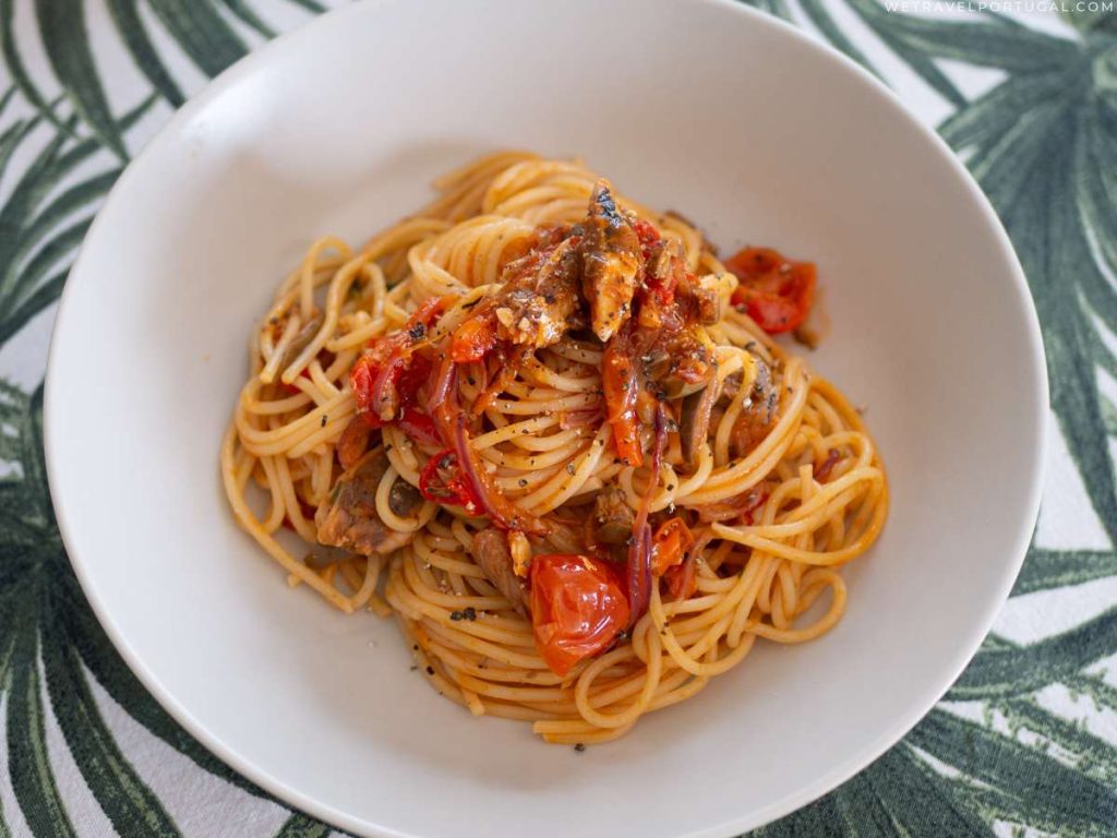 Portuguese Sardine Pasta