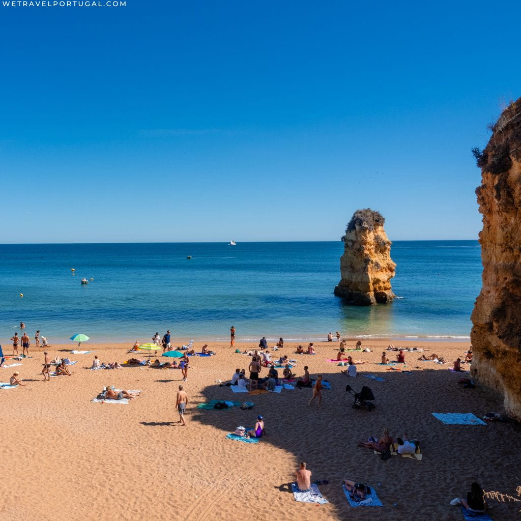 Praia da Dona Ana Beach Cliffs
