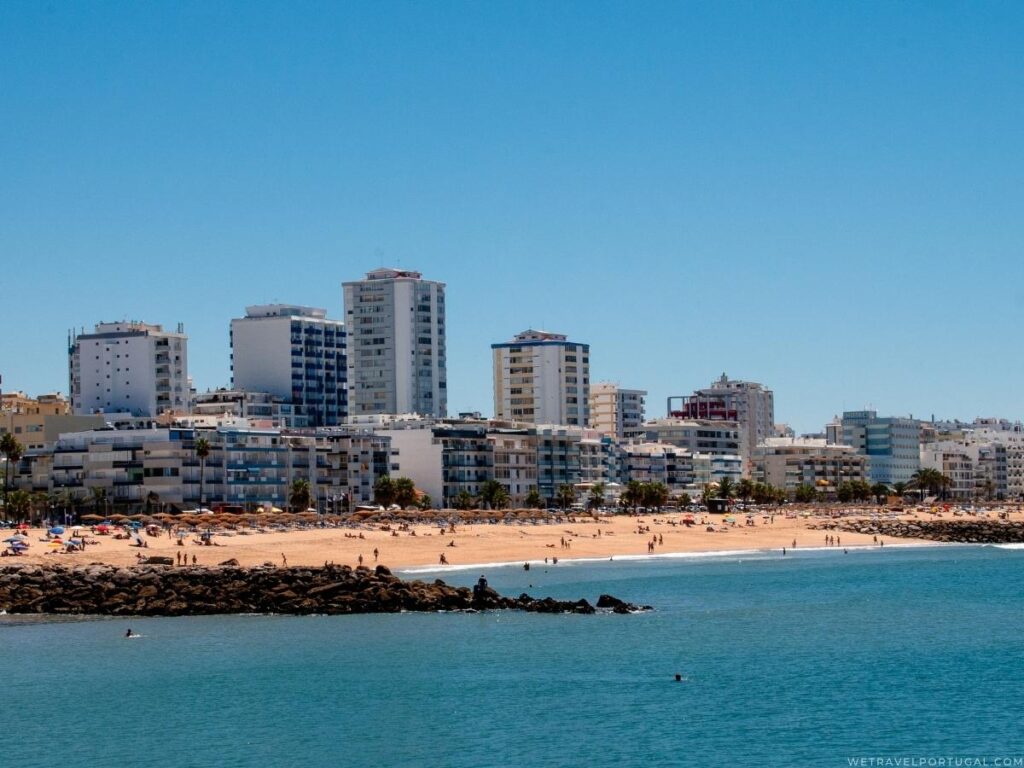 Quarteira beach