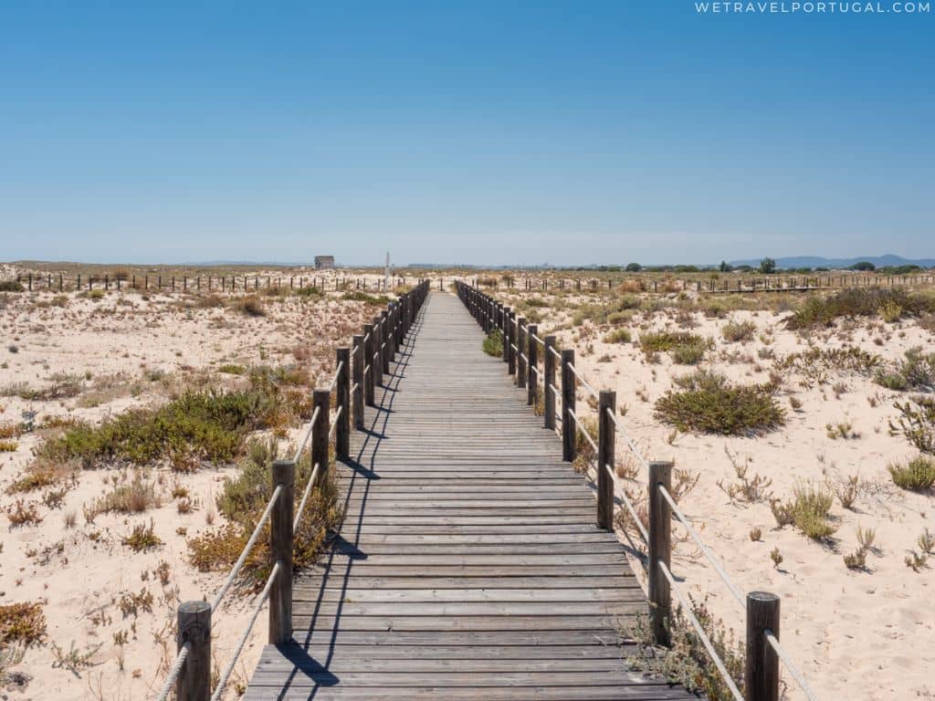 Sand dunes Ria Formosa