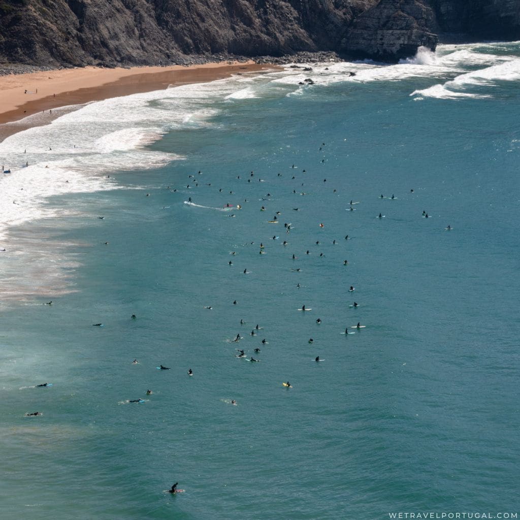 Surfers at Arrifana