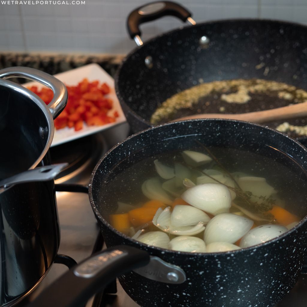 veg stock for tomato rice